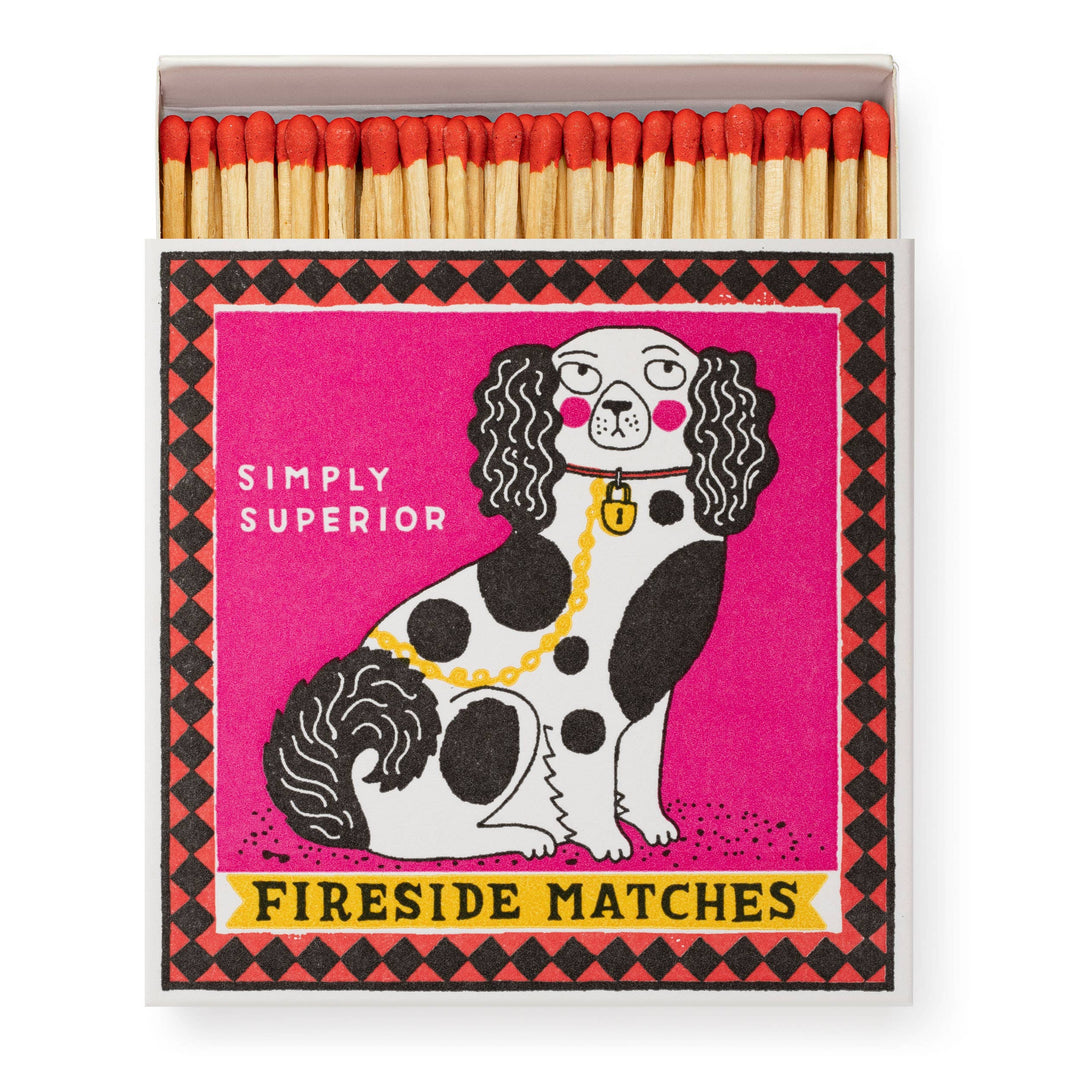 Staffordshire "Simply Superior" Matchbox