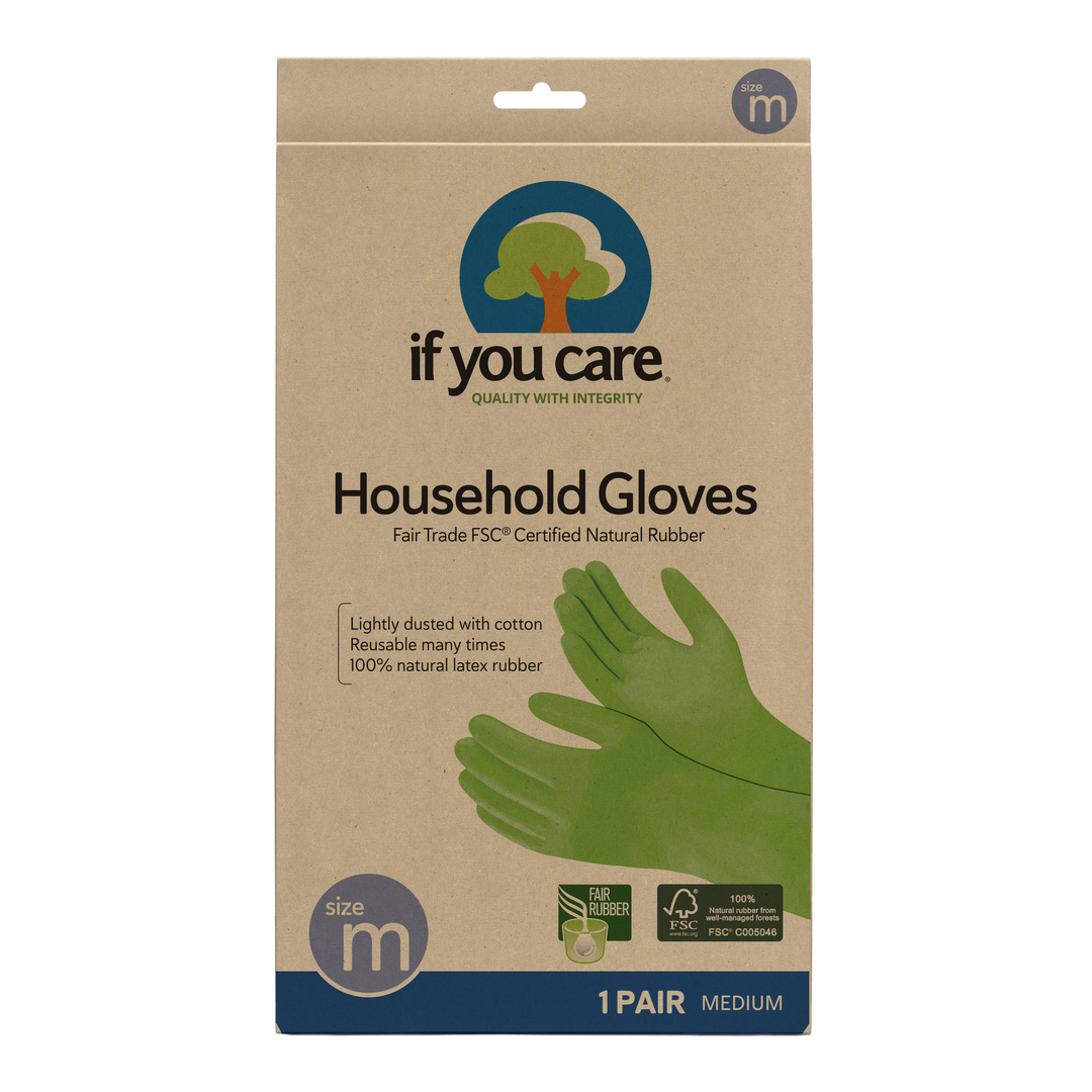 Fsc Certified Fair Trade Latex Household Gloves Medium