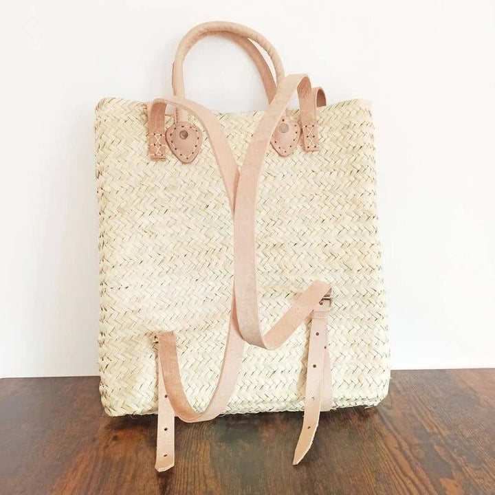 Handmade Straw Packbag