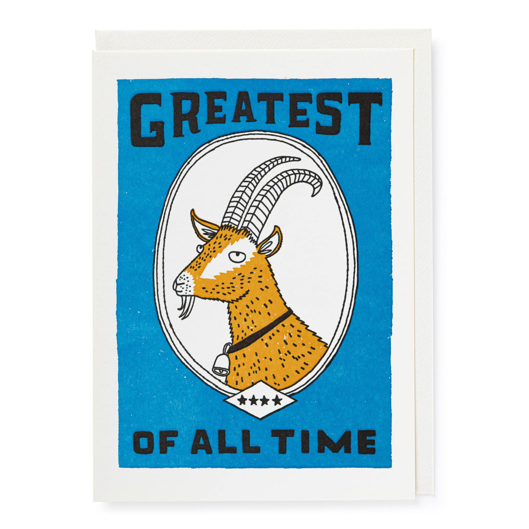 "Greatest of All Time" Greeting Card