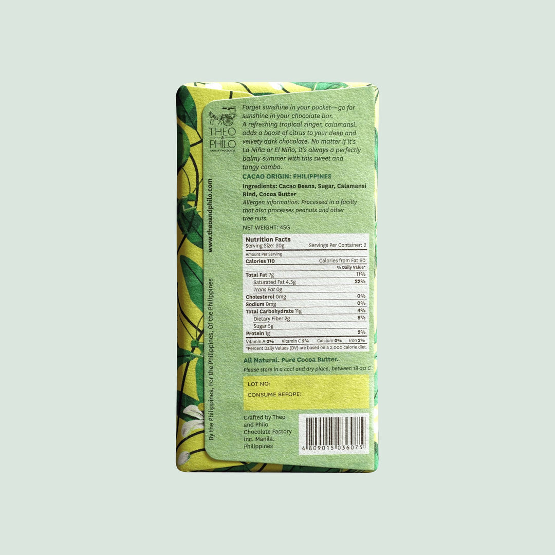 65% Dark Chocolate with Calamansi