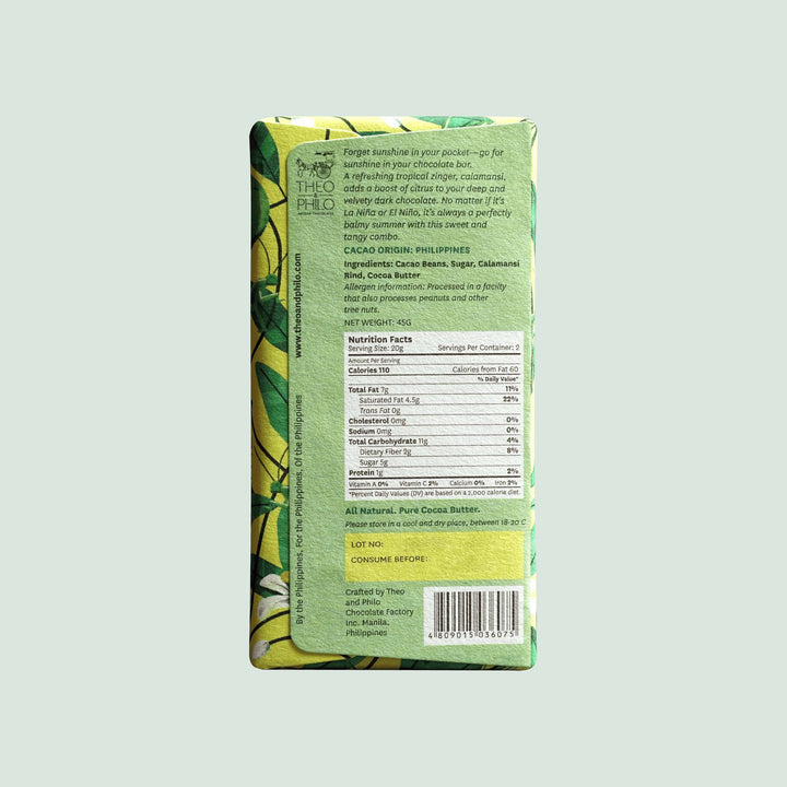 65% Dark Chocolate with Calamansi