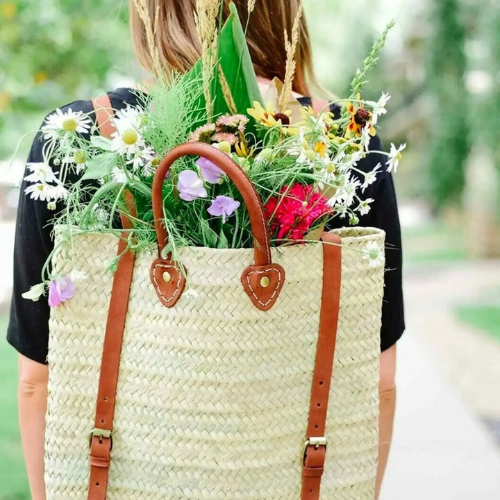 Handmade Straw Packbag