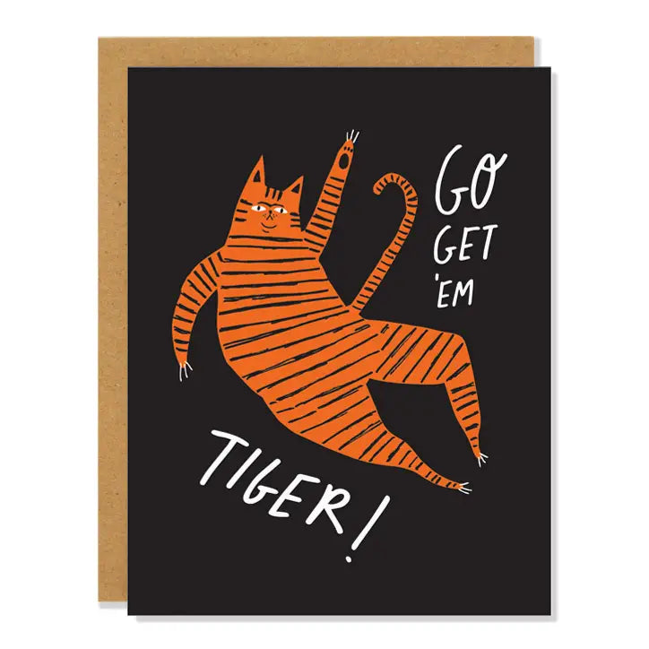 Tiger Encouragement - Greeting Card