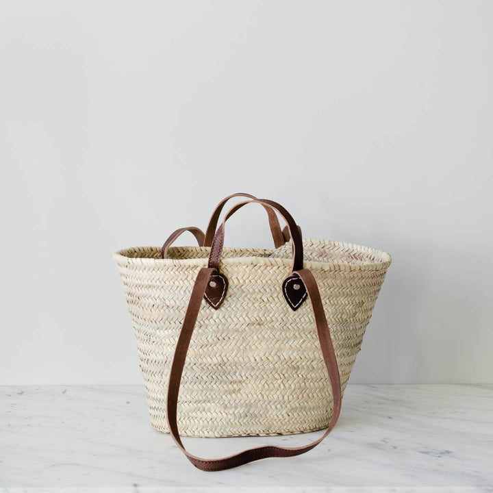 Handmade Shoulder Straw Bag - Double Handle