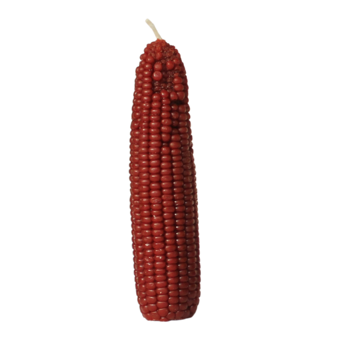 Chestnut Corn Beeswax Candle - Medium