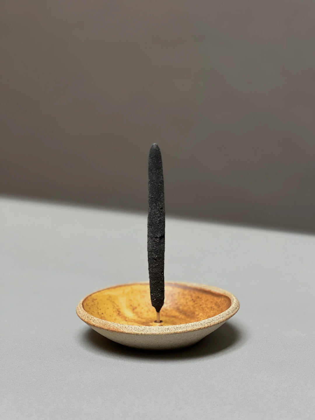 Stoneware Incense Holder - Yellow