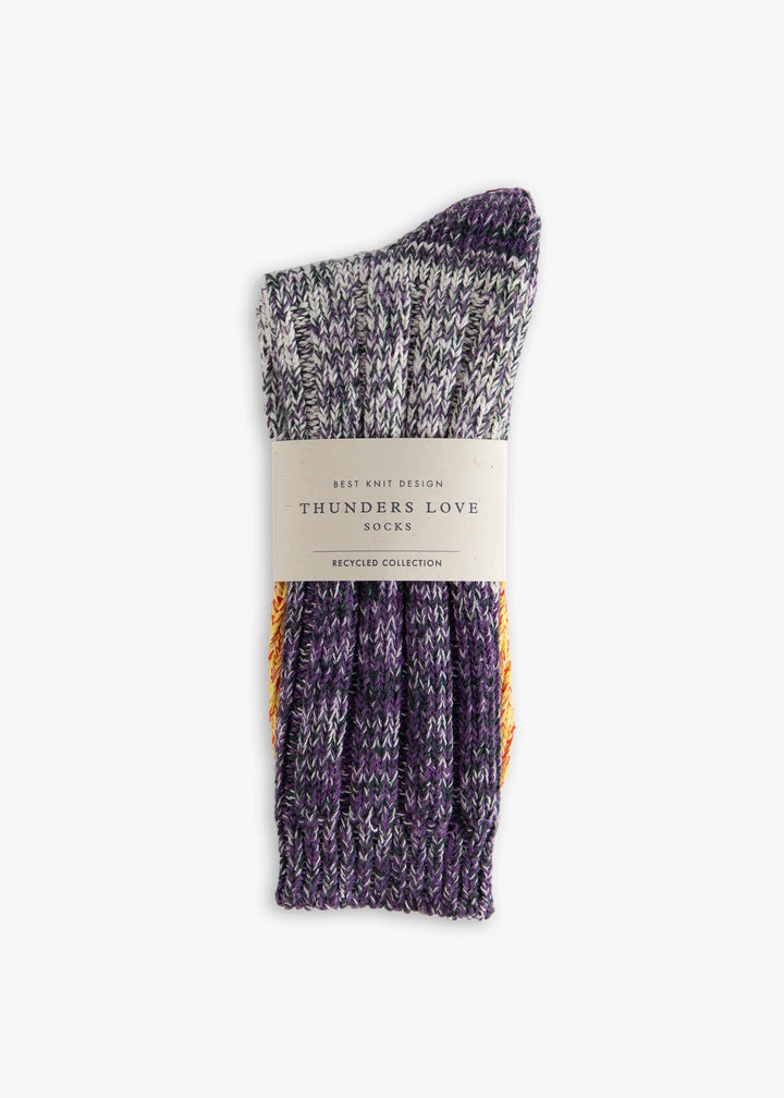 Charlie Recycled Cotton Collection - Blackberry & Sunshine Yellow