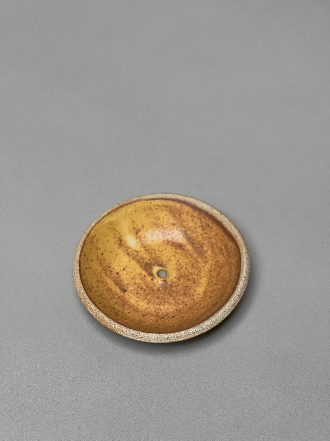 Stoneware Incense Holder - Yellow