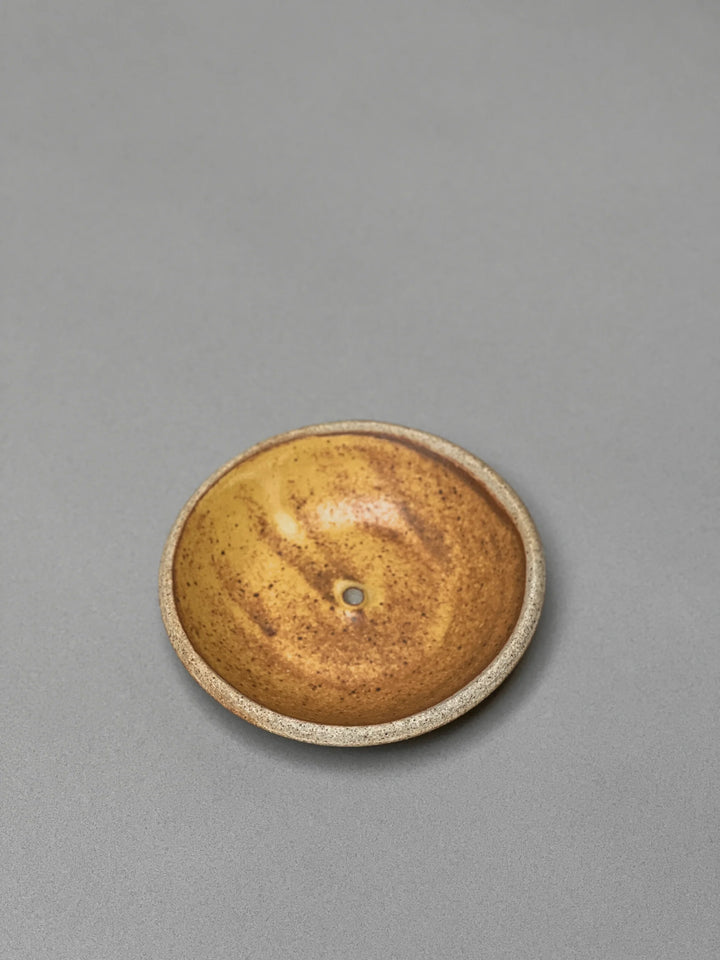Stoneware Incense Holder - Yellow