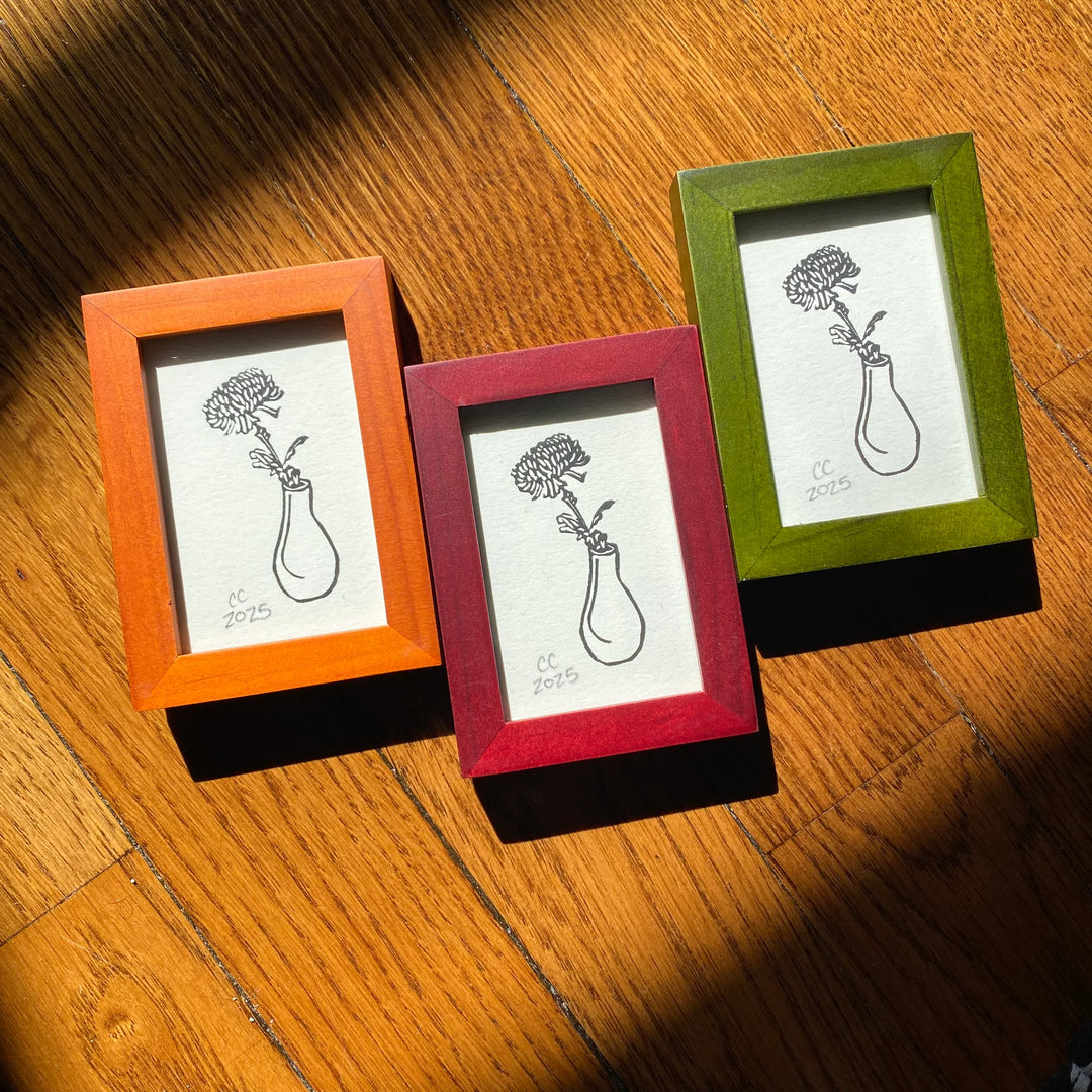 Mini Mum Block Print