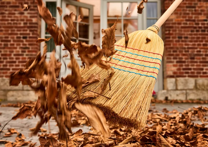 Rice Straw Broom
