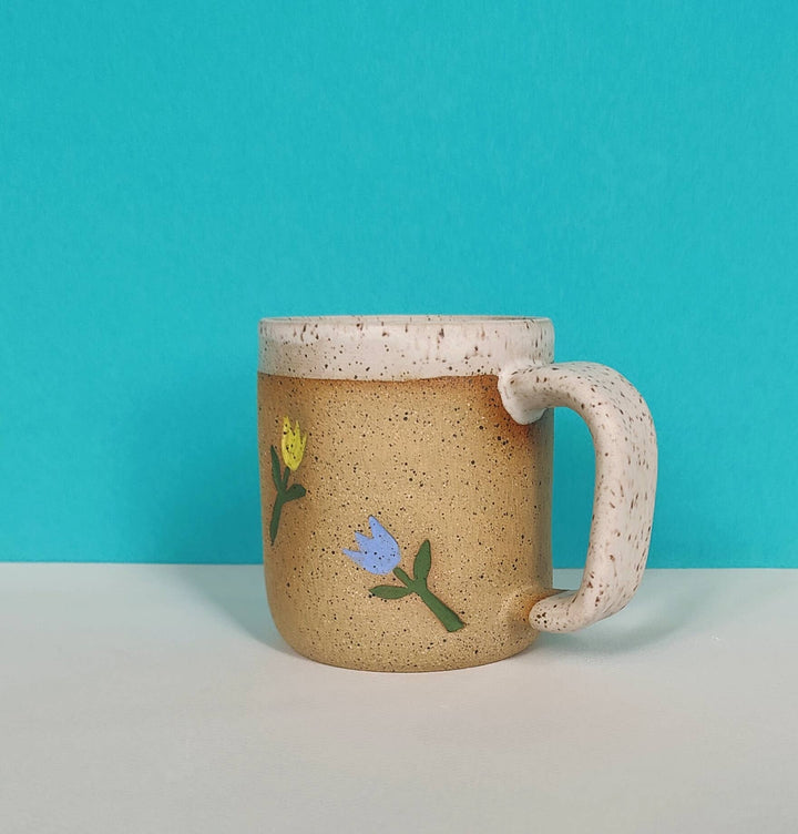 Handmade Tulip Ceramic Mug