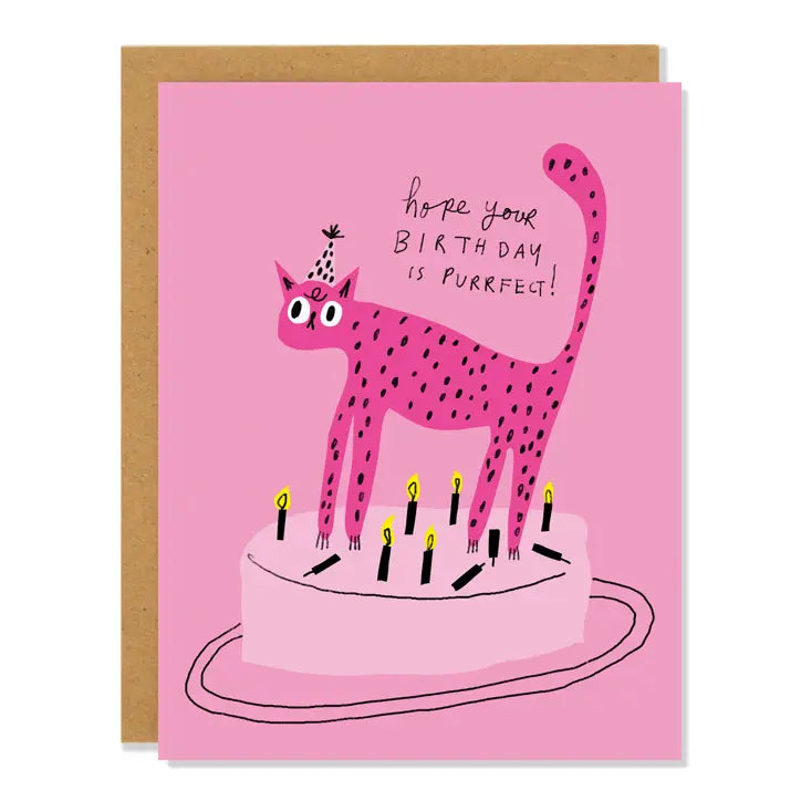 Purrfect Birthday Card