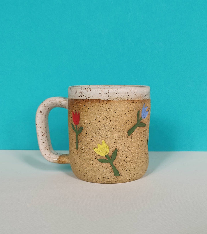 Handmade Tulip Ceramic Mug