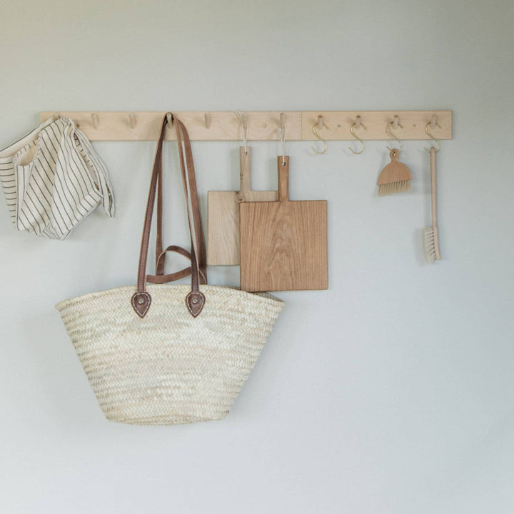 Handmade Shoulder Straw Bag - Double Handle