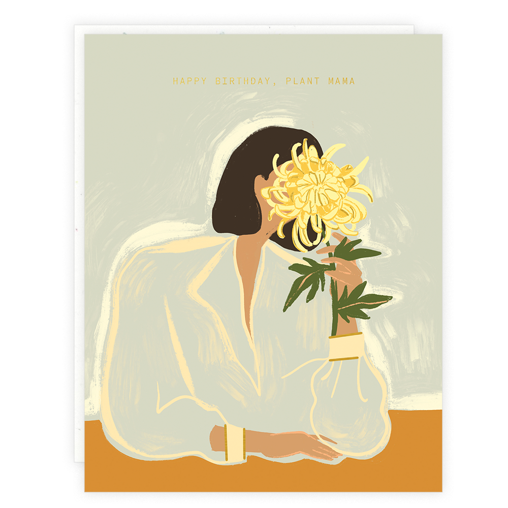 Happy Birthday Plant Mama Greeting Card
