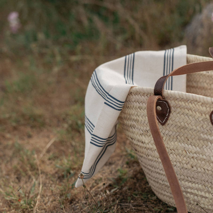 Handmade Shoulder Straw Bag - Double Handle