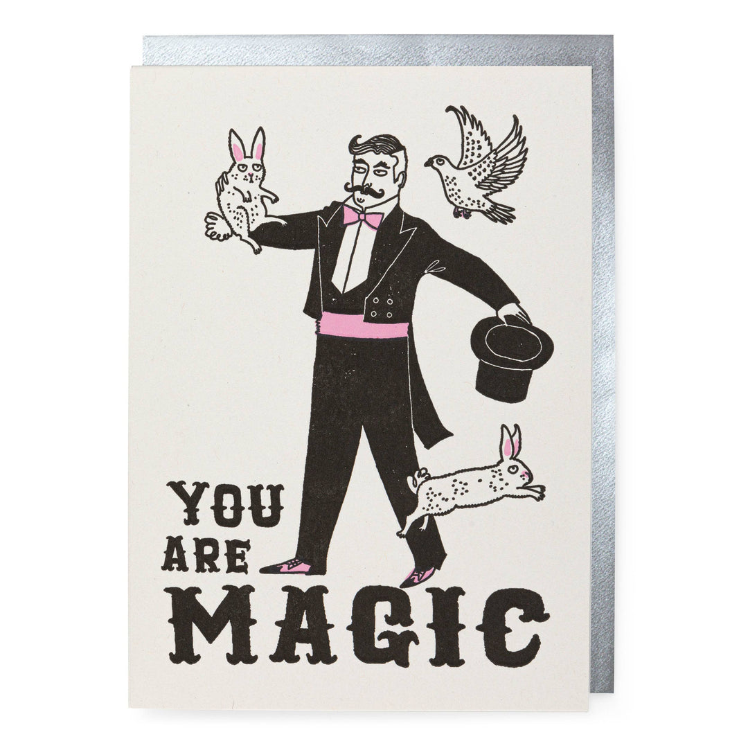 Charlotte Farmer Magician Greeting Card