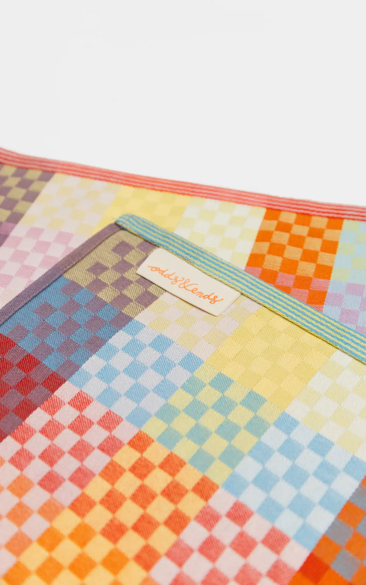 Odds & Ends Checkered Tea Towel 58