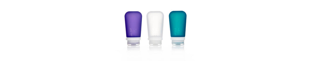 GoToob+ 3-Pack Refillable Silicone Travel Bottles