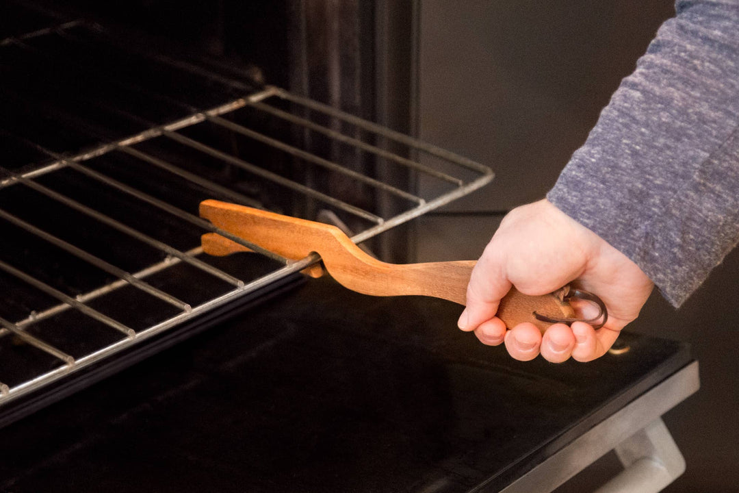 Oven Rack Push/Pull, Acacia Wood, 13"