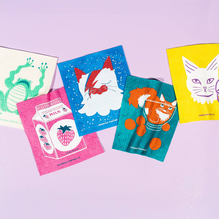 Strawberry Milk - Swedish Dishcloth