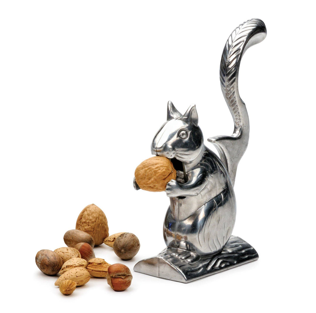 Aluminum Nutty Squirrel Nutcracker
