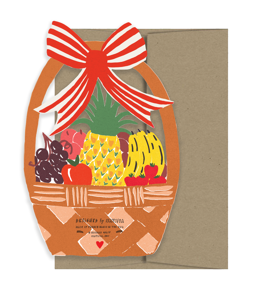 Fruit Basket - Die Cut Card