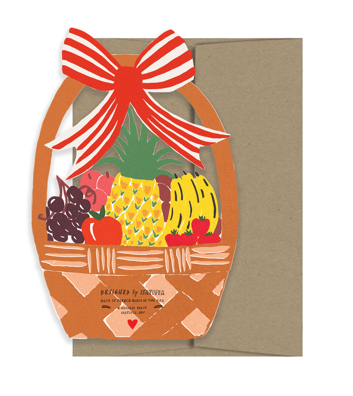 Fruit Basket - Die Cut Card