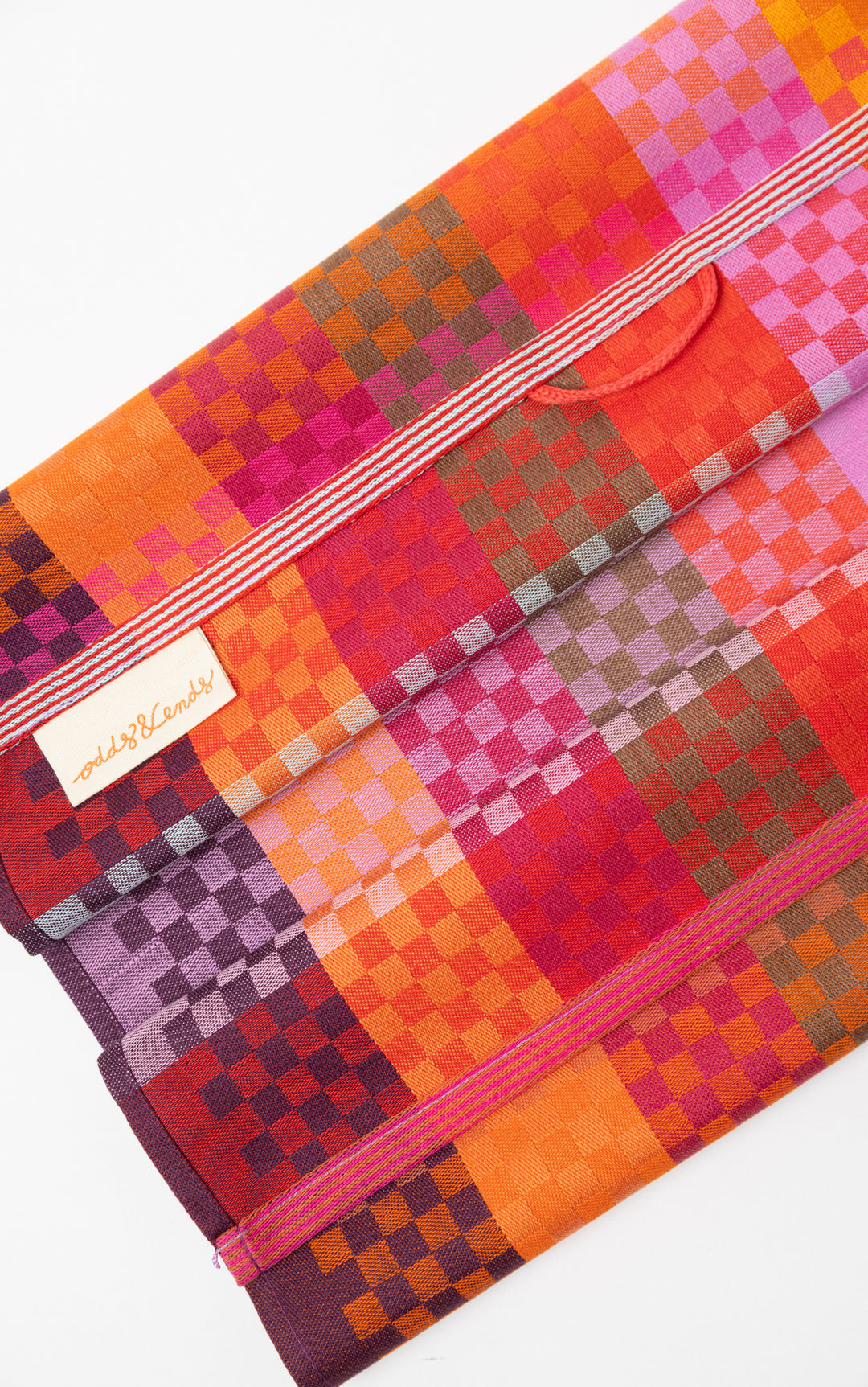 Odds & Ends Checkered Tea Towel #136A