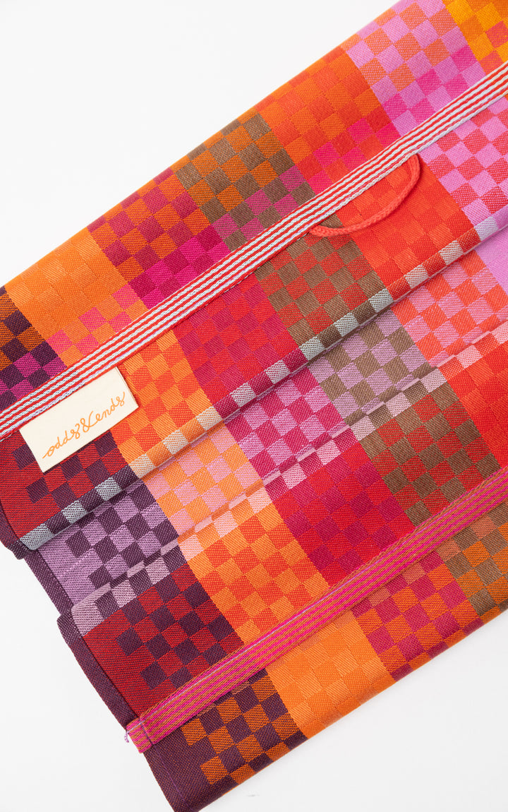 Odds & Ends Checkered Tea Towel #136A