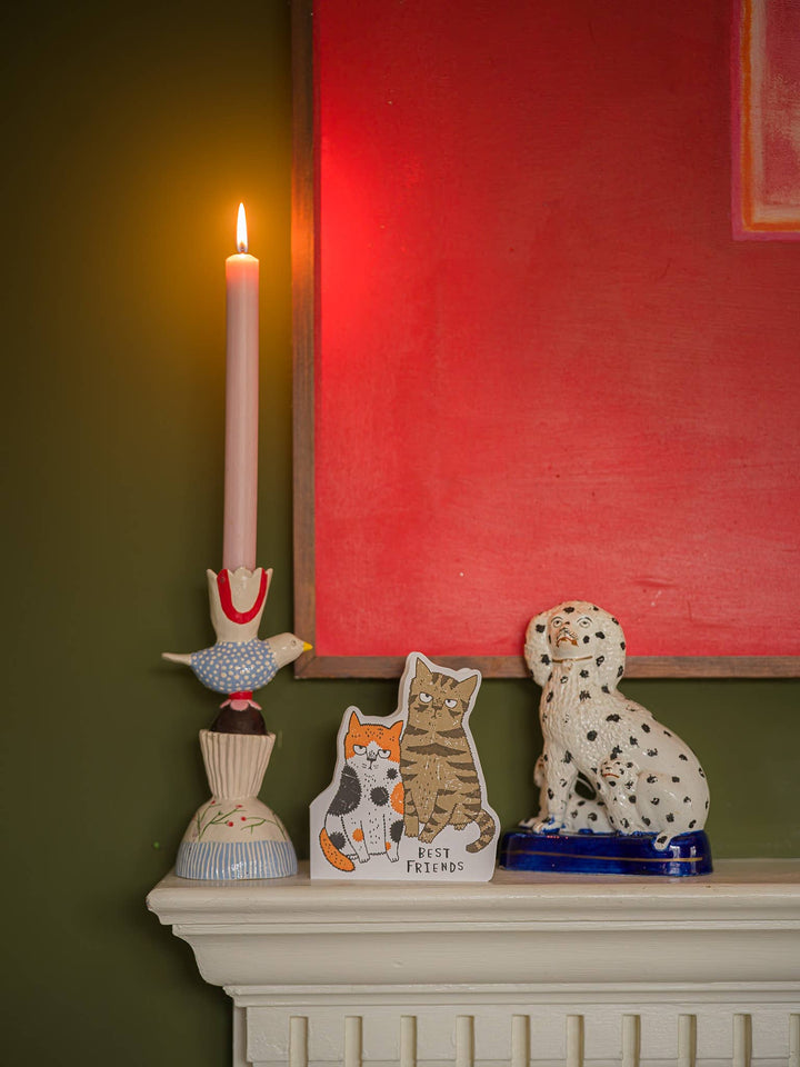 Grumpy Cats Cut-Out Greeting Card