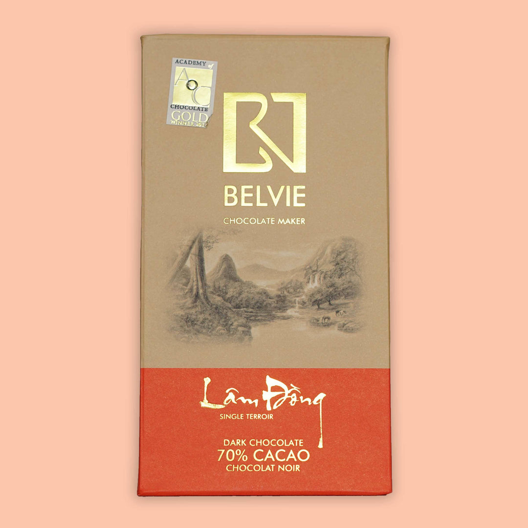 Belvie Dark Chocolate Bar Lam Dong 70% (Single Origin)