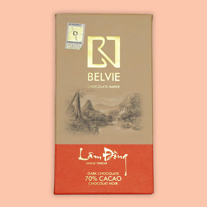 Belvie Dark Chocolate Bar Lam Dong 70% (Single Origin)