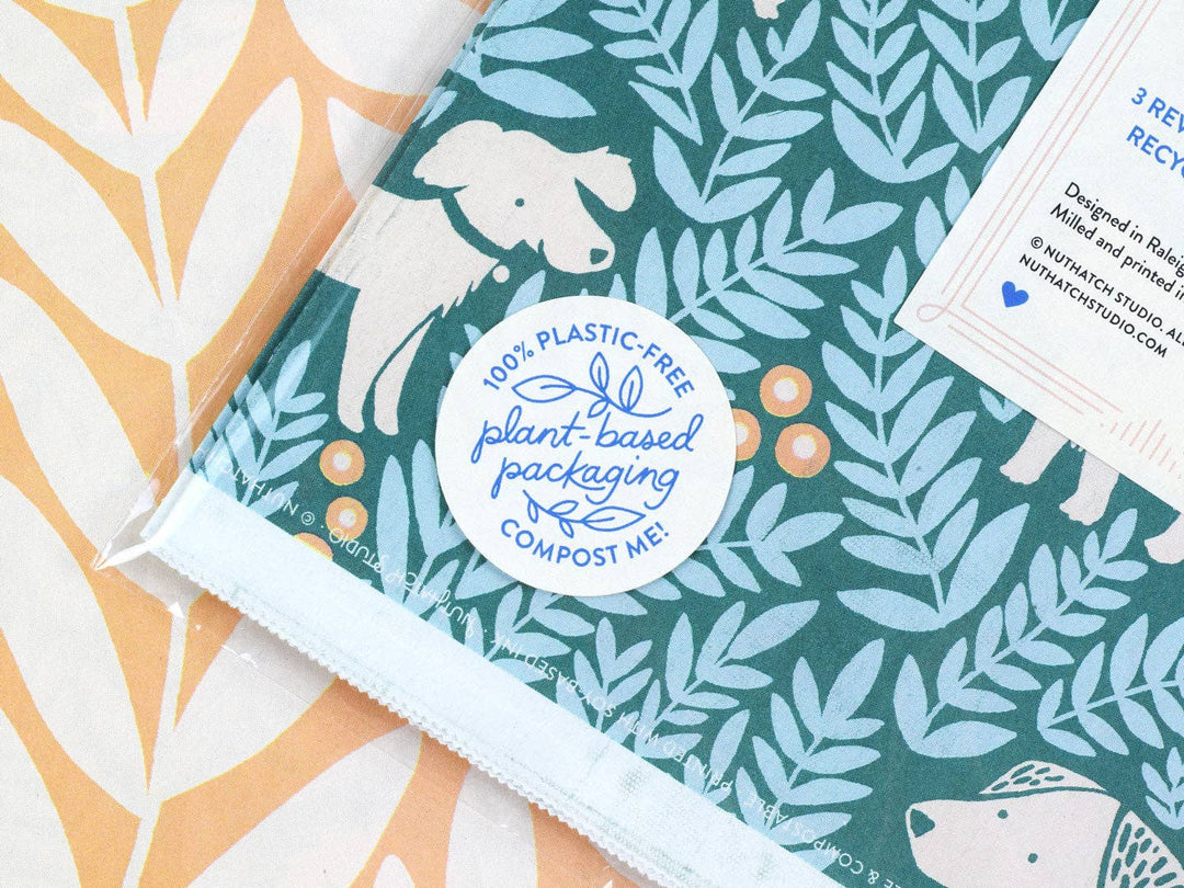 Dog Park Eco Wrapping Paper