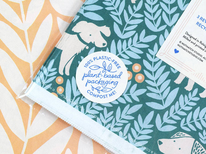 Dog Park Eco Wrapping Paper