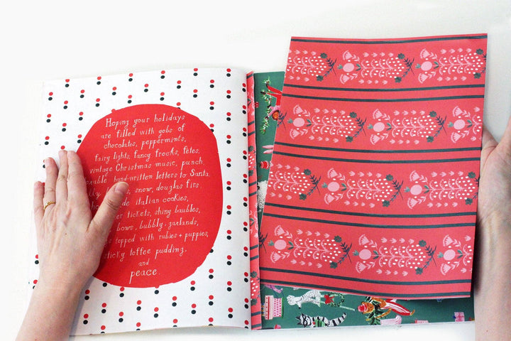 Very Delightful Holiday Wrapping Paper Book