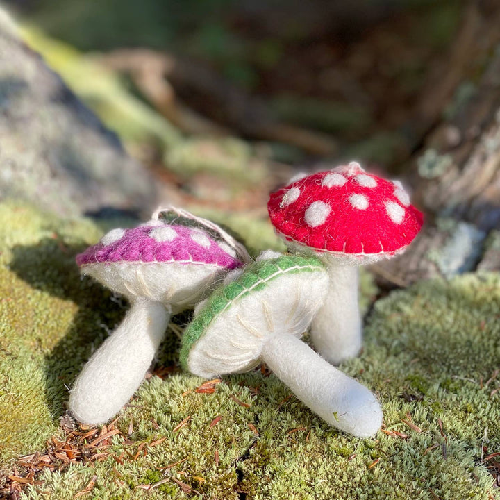 Red Wild Mushroom Ornament