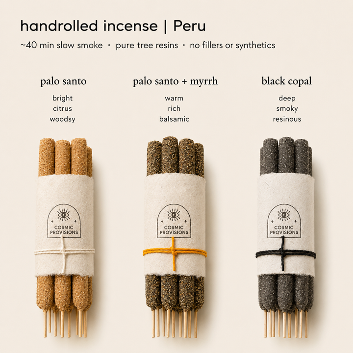 Palo Santo + Myrrh Incense