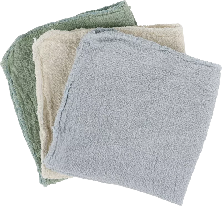 Recycled Cotton Multi-Purpose Cleaning Cloth Set