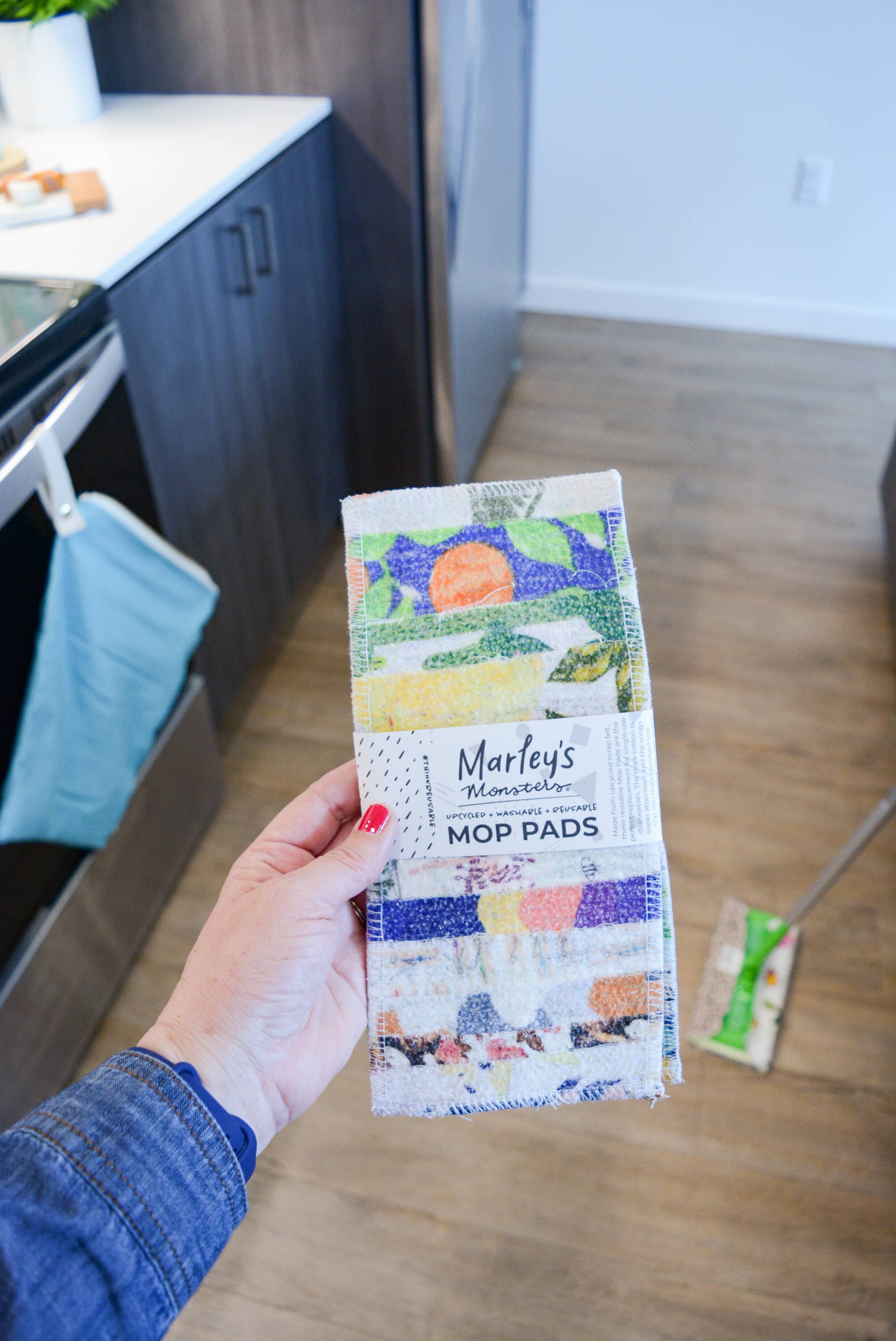 Marley's Monsters Scrap Felt Mop Pads - Thumbnail 4