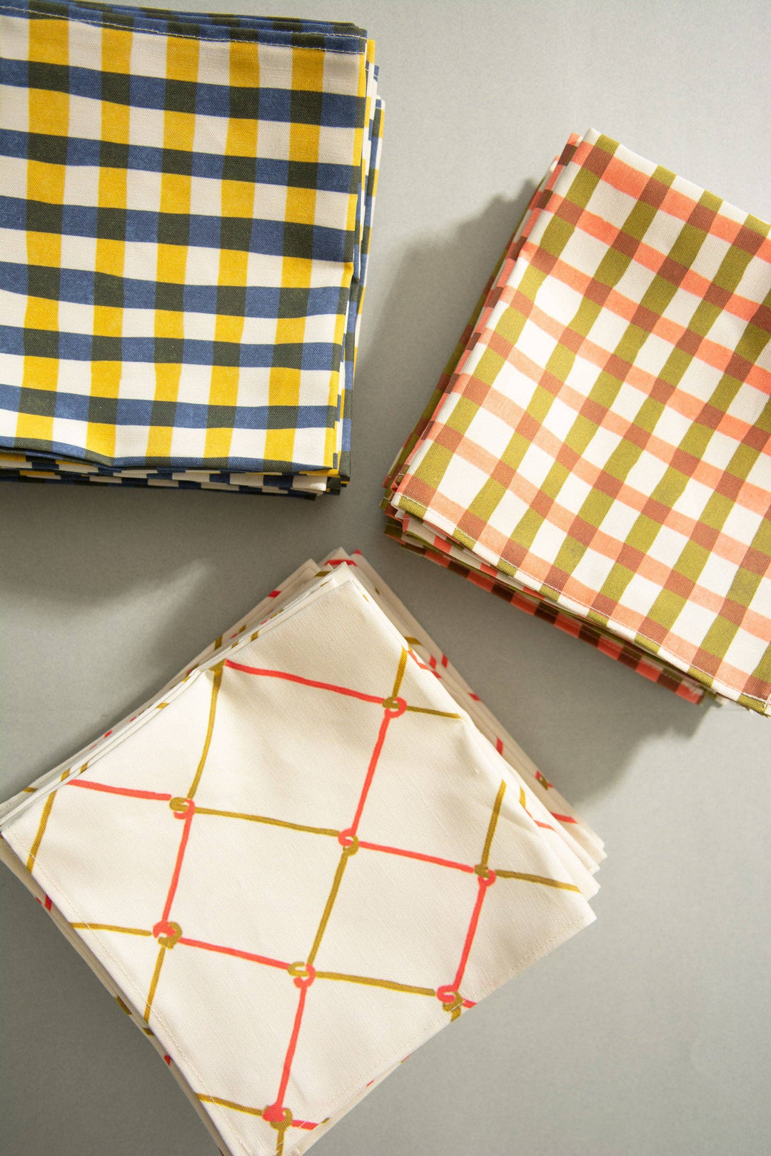 Olive & Vermillion Picnic Napkins