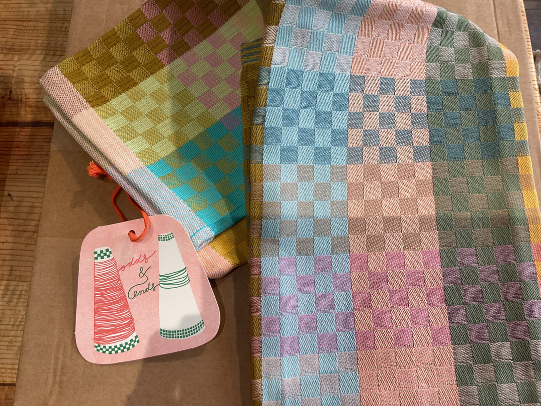 Odds & Ends Tea Towel- Checkered 87B