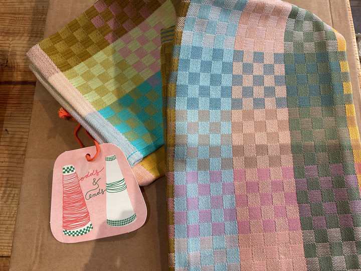 Odds & Ends Tea Towel- Checkered 87B