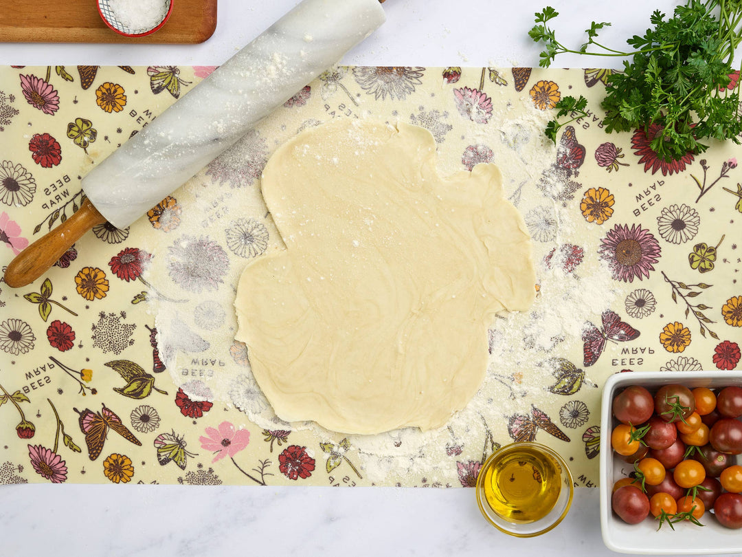 Bee's Wrap Cut-to-Size Roll - Meadow Magic