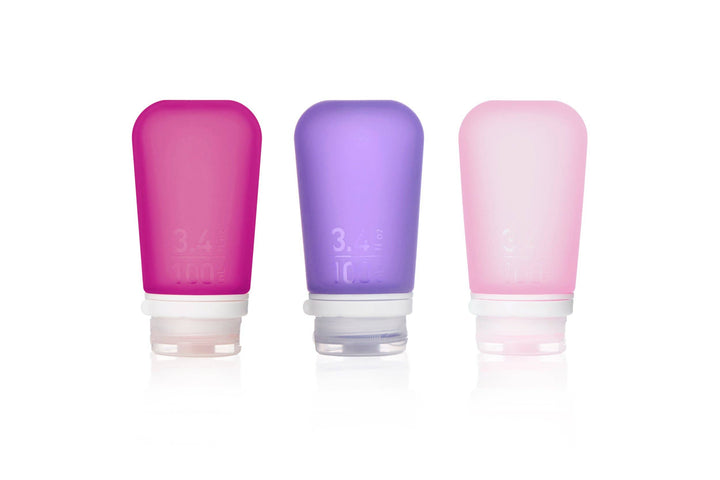 GoToob+ 3-Pack Refillable Silicone Travel Bottles