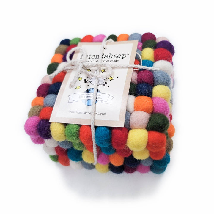 Wool Coasters - Set of 4