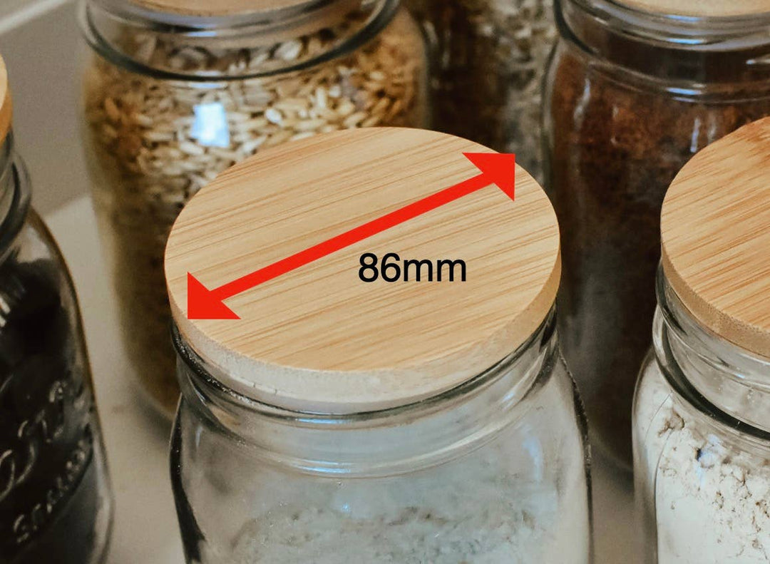 Bamboo Jar Lid - Multiple Sizes