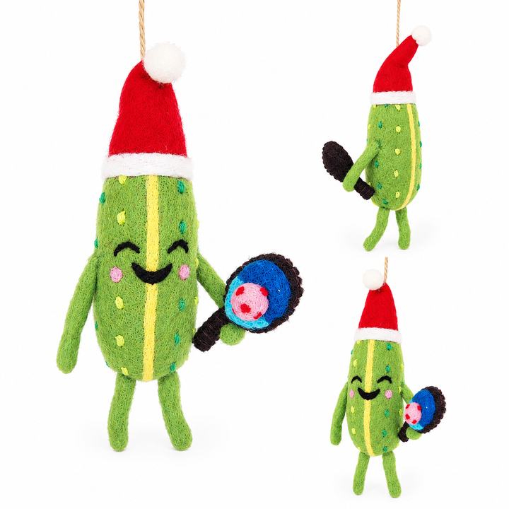 Pickle Pickleball Ornament
